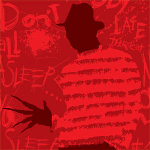 Nightmare on Elm Street Dont Fall Asleep Wii (Includes 1 Controller) Skin